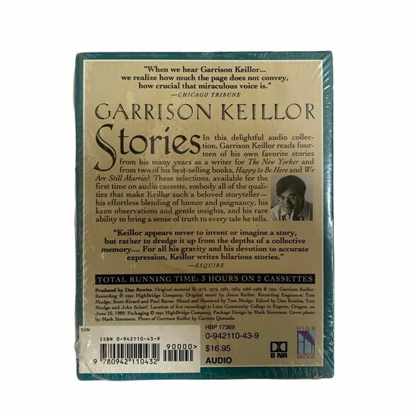 New Audio Collection by Garrison Keillor Reads 14 Stories on 2 Cassettes Tapes - Picture 2 of 4